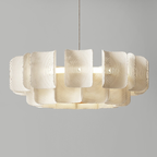 French-style light luxury cream chandelier