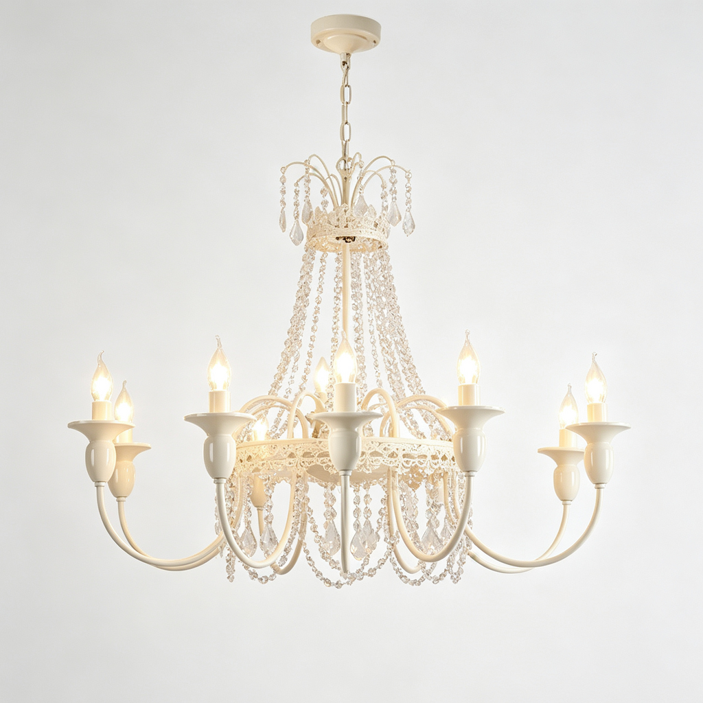 French retro chandelier