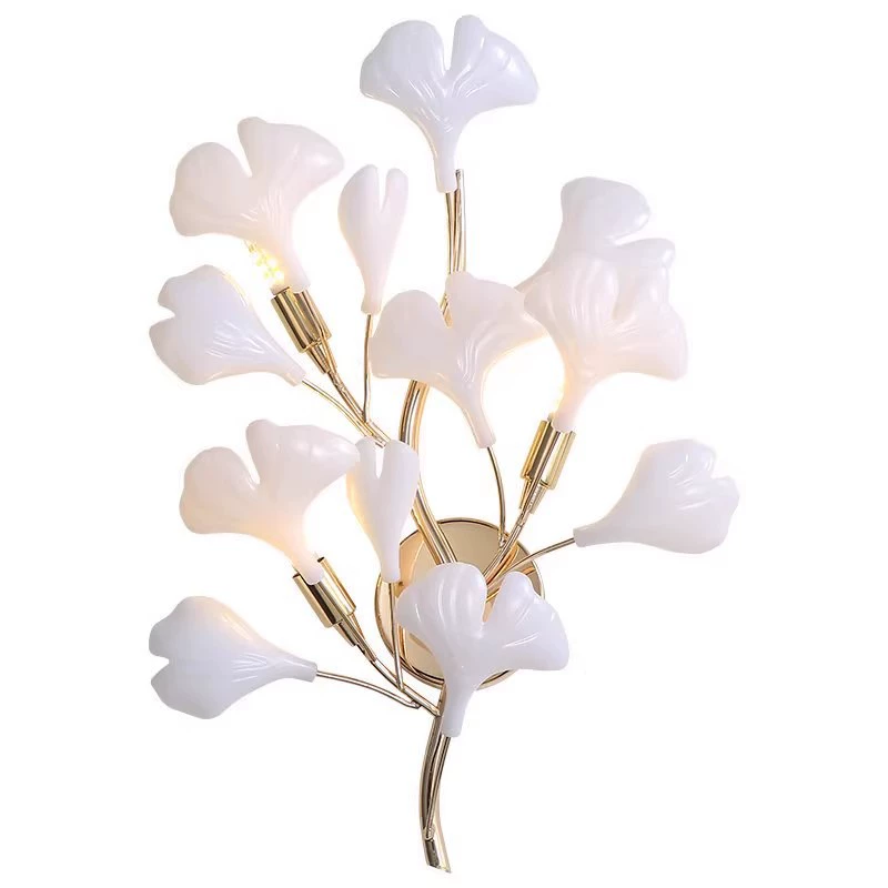 Ginkgo Leaf "Affordable Luxury" Wall Lamp