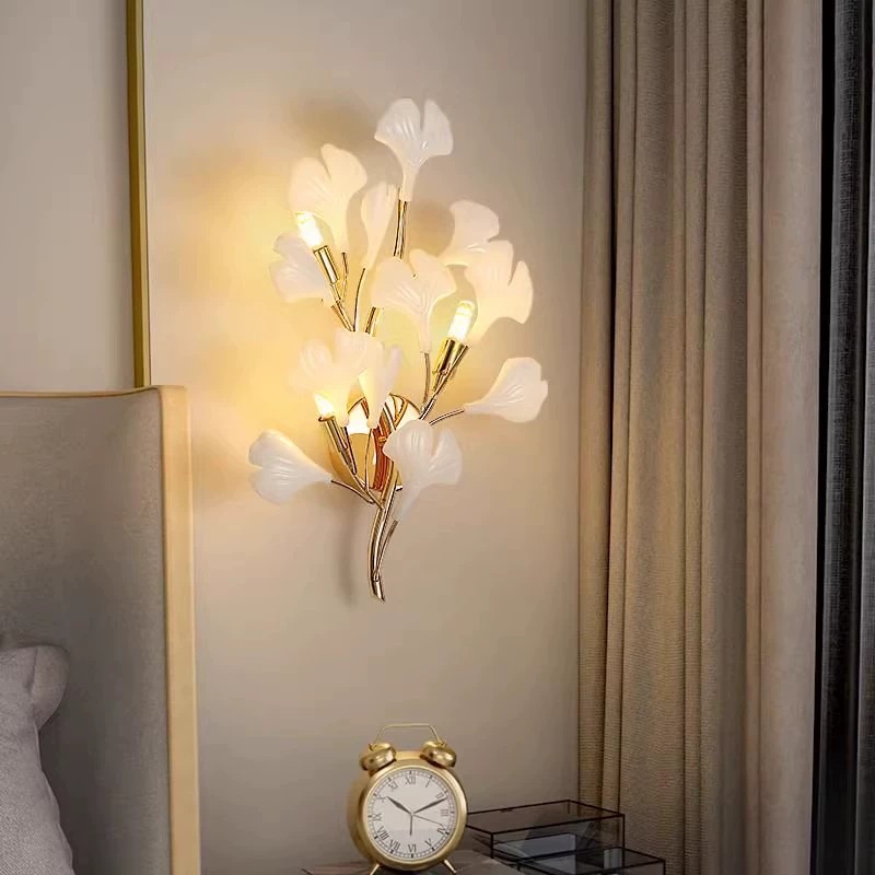 Ginkgo Leaf "Affordable Luxury" Wall Lamp