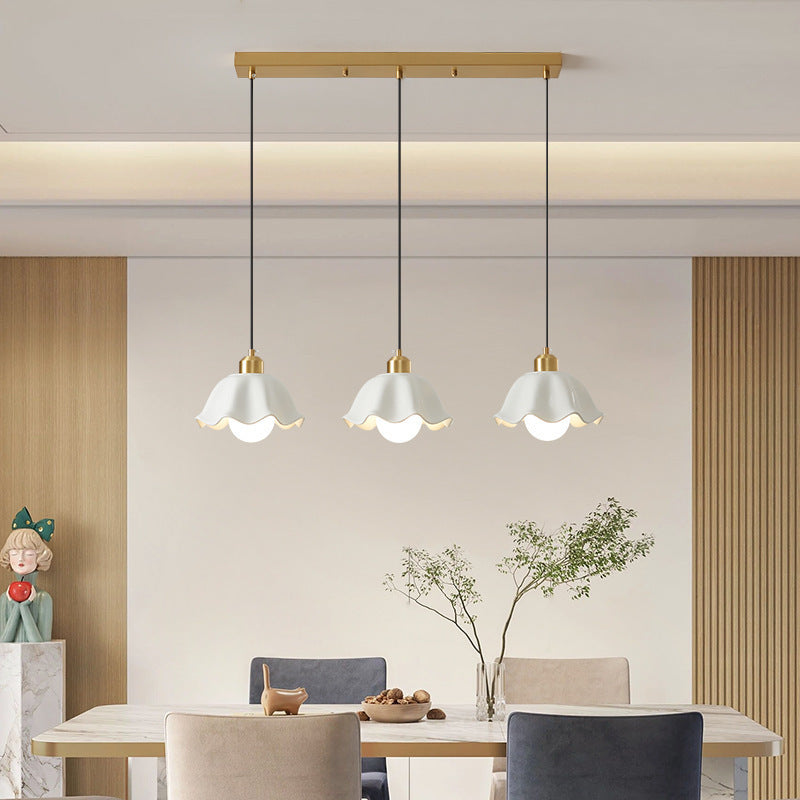 Wabi-Sabi Flower Shaped Pendant Lamp