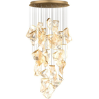 Modern Wave-Inspired Light Luxury Chandelier
